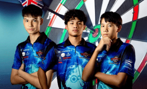 เยาวชนไทย 3 คนสร้างปรากฏการณ์จัดการแข่งขันปาเป้าเยาวชนนานาชาติครั้งแรกในอังกฤษ “Upstart Darts Youth Open 2025”