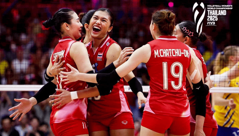 ตบสาวไทยพุ่งขึ้นอันดับ 18 โลก หลังเฉือนชนะสวีเดนเข้ารอบ 16 ทีมสุดท้ายชิงแชมป์โลก 2025