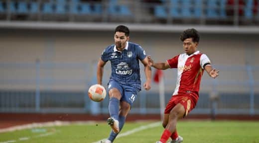 บุรีรัมย์ถล่มพลังกาญจน์ 3-1 ปราสาทสายฟ้าโหมบุกครึ่งหลังพลิกแซงยึดชัยถึงถิ่น