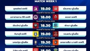 เปิดศึกเดือด! ลีกสอง 2026/27 ประกาศโปรแกรมเต็มปี บีวายดี ซีลไฟว์ พร้อมระเบิดความมันส์ 4 กันยายนนี้ นัดปิดฤดูกาลจัดพร้อมกันทุกคู่ สะเทือนโต๊ะลุ้นแชมป์-เลื่อนชั้น-หนีตกชั้น