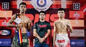 ป้องกันแชมป์ครั้งที่ 5! “ดามพ์ พรัญชัย” ชนหมื่นรักษาบัลลังก์ราชดำเนิน 140 ปอนด์ พบ “กัปปิตัน” ตำนานผู้ล่าฝัน